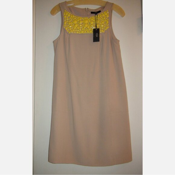 Tibi Iona Beaded Shift Sleeveless Mini Dress - Picture 4 of 4